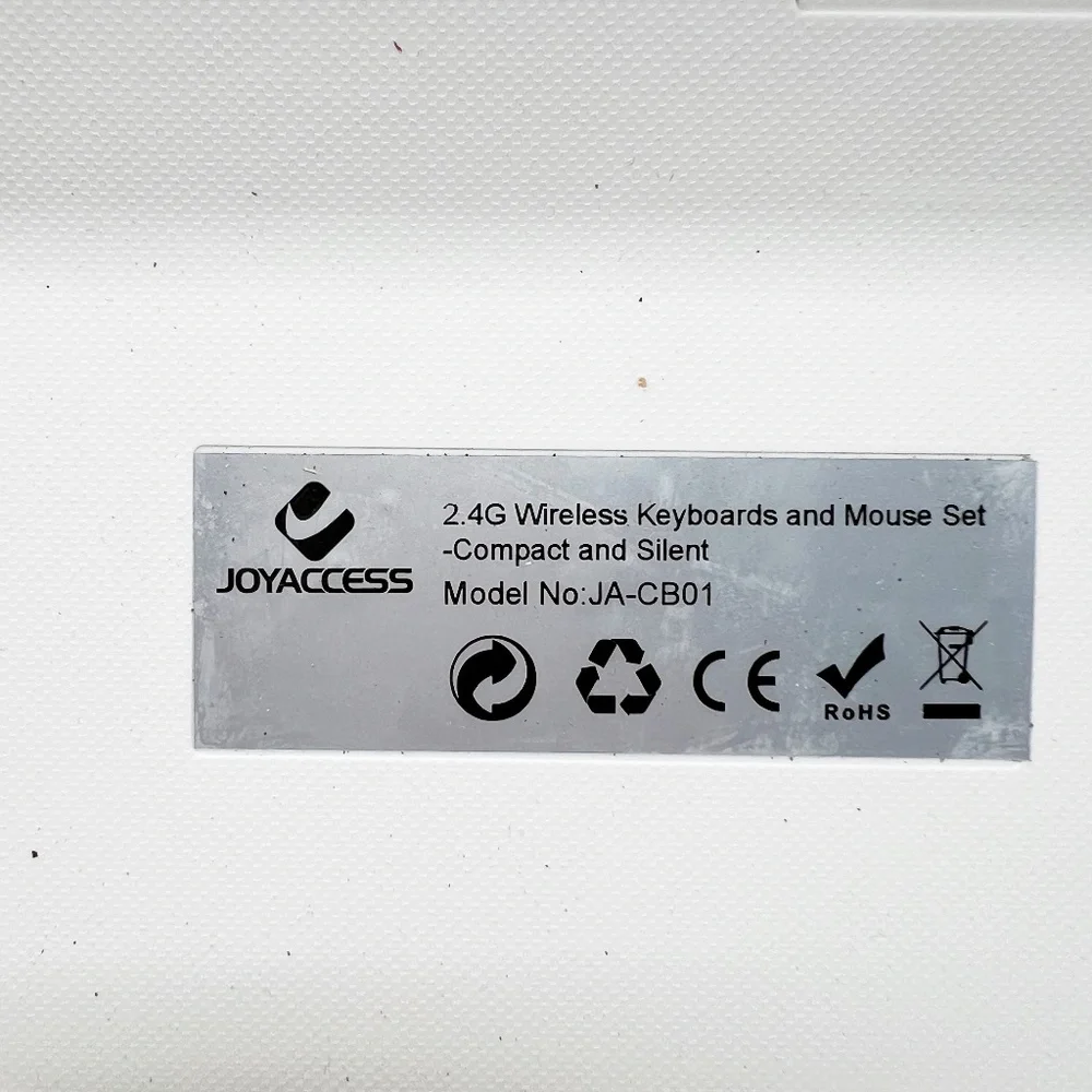 Joyaccess 2.4G Wireless Keyboard Model JA-CB01 Compact And Silent FOR PARTS